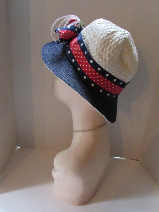 Vintage 1976 Era Patriotic Red White Blue Hat main image 12